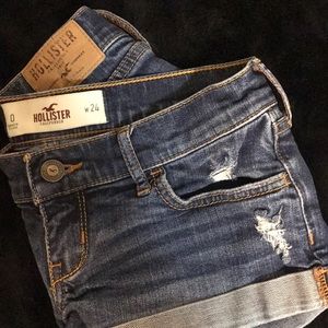 Hollister jean shorts